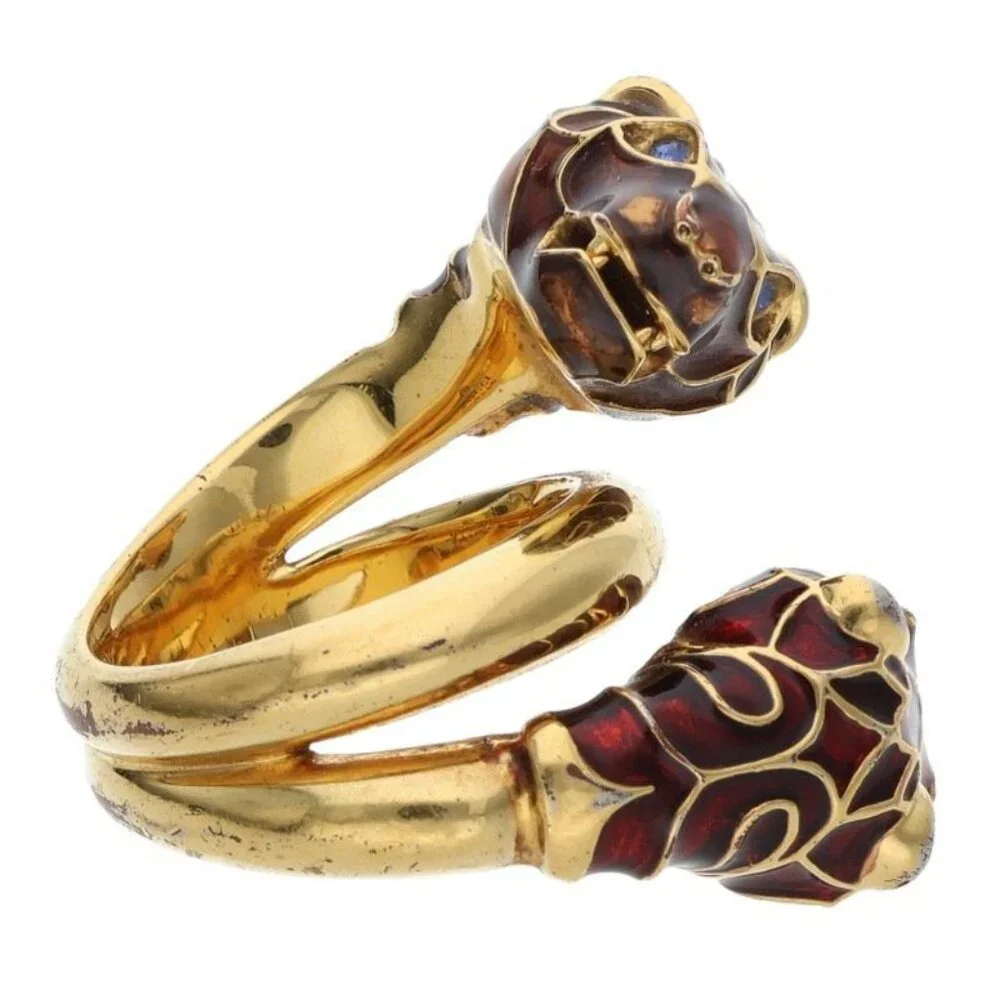 Gucci Garden Snake Ring 14 no 13.5 - Picture 4 of 5